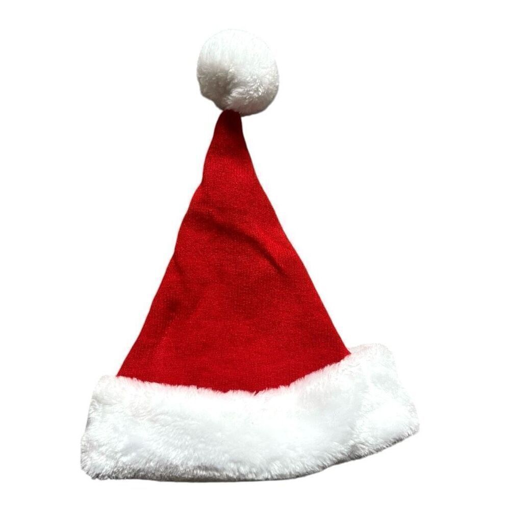 Brand New Rising Stars Infant Baby Unisex Santa Christmas Hat - Sz 0-12 mo
